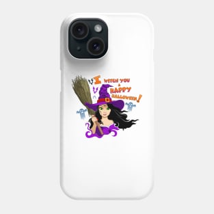 The Witch and Halloween Phone Case