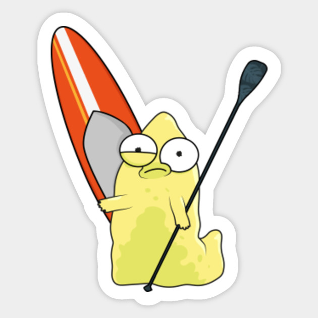 Solar Opposites Pupa Stickers Pupa Paddleboarder Surf Solar Opposites Solar Opposites