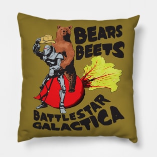 Bears Beets Battlestar Galactica The Office Pillow