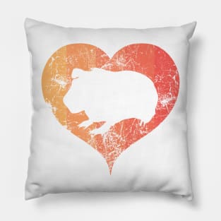 I Love Skinny Pigs Skinny Pig Owner Love Heart Pillow