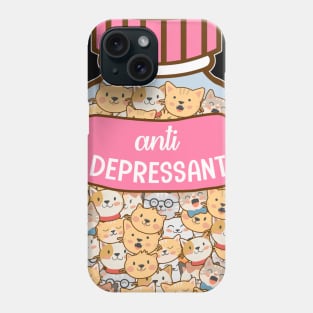 Cat Anti Depressant Phone Case