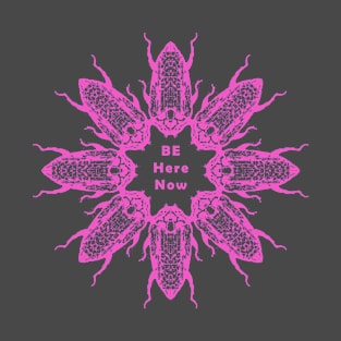 mandala be here now T-Shirt