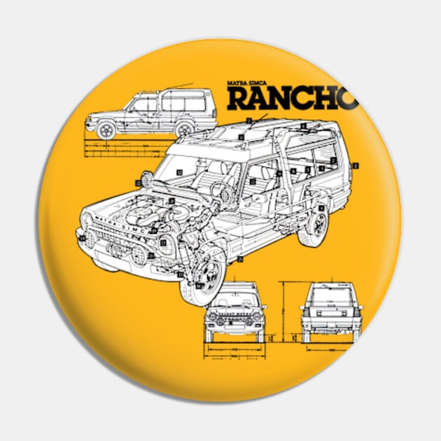 MATRA RANCHO - brochure cutaway Pin by Throwback Motors