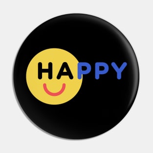 Happy life Pin