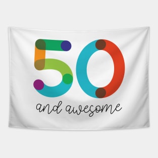 50 and Awesome! Tapestry