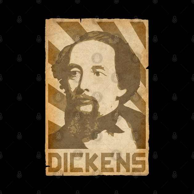 Charles Dickens Retro Propaganda by Nerd_art