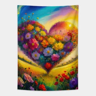 the heart of the summer meadow Tapestry