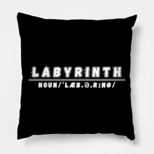 Word Labyrinth Pillow