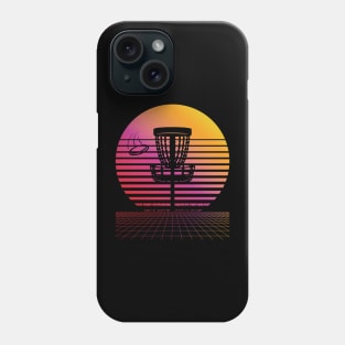 Retro Disc Golf Vintage Flying Disc Golf Lovers Golfer Phone Case