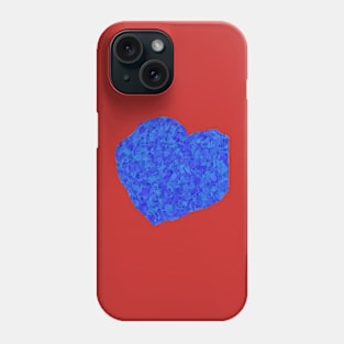 For you. Blue heart Phone Case