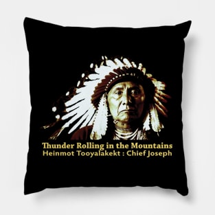 Chief Joseph : Nimiipuu (Nez Perce) Pillow