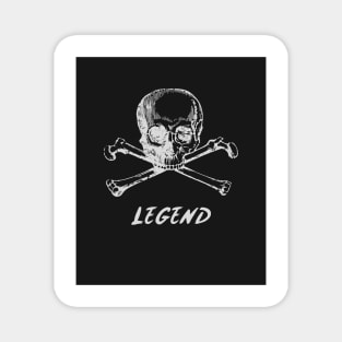 Legend - Skull & Bones Magnet