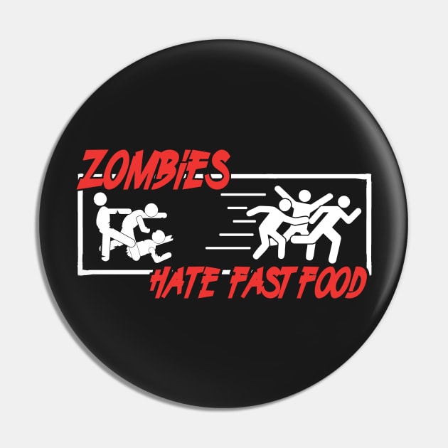 Halloween: Zombies hate fast food Pin by nektarinchen