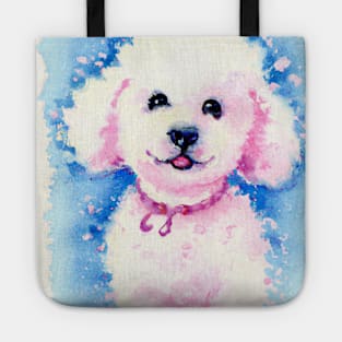 Bichon Frisé Watercolor Painting - Dog Lover Gifts Tote