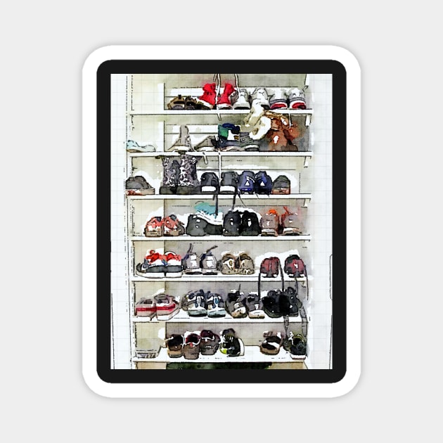 Shoe Shelf Magnet by Visuddhi