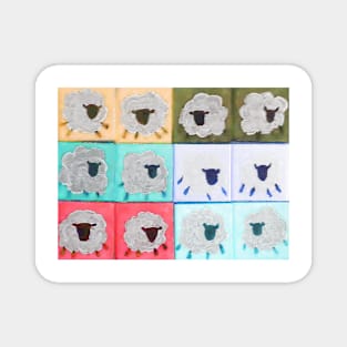 Flock of Sheeples 3 Magnet