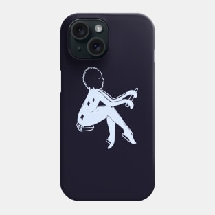 Sleep travel (pale blue ink) Phone Case