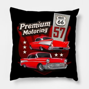 Hot Rod Chevy 57 Pillow