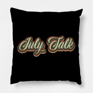 vintage tex July Talk Pillow