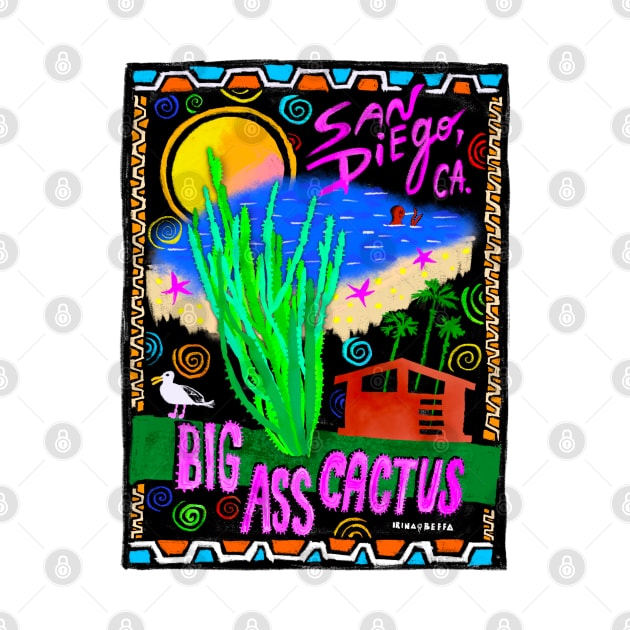 Big Ass Cactus by Irina's Family Art Circle 