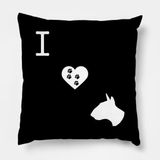 I LOVE BULL TERRIER Pillow