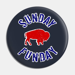 Buffalo Football Sunday Funday Pin