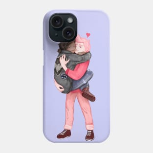 With Gary Prince and Marshall Lee .. it's cuddle time! Adventure Time / Fionna and Cake fan art Phone Case