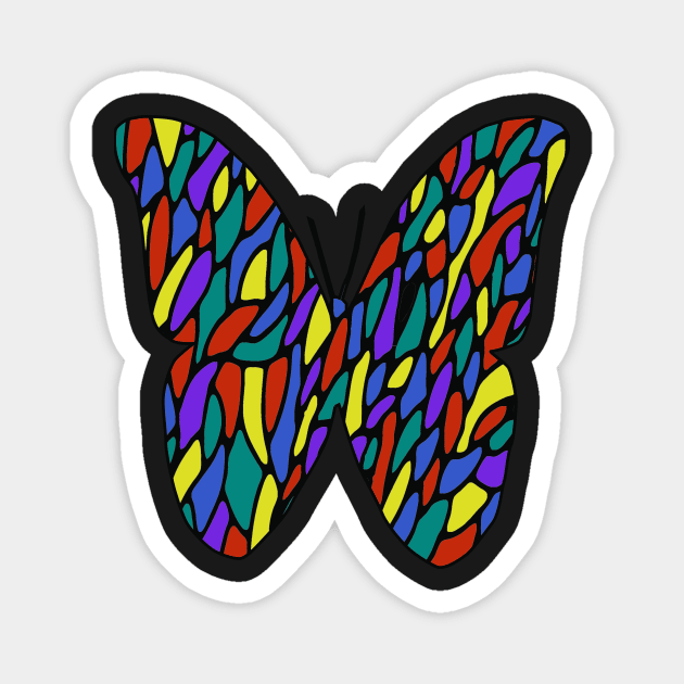 DID Pride Awareness | OSDD System Pride Awareness | Butterfly Magnet by TheJadeCat