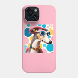 Stylish Greyhound Sighthound Fashionista Phone Case