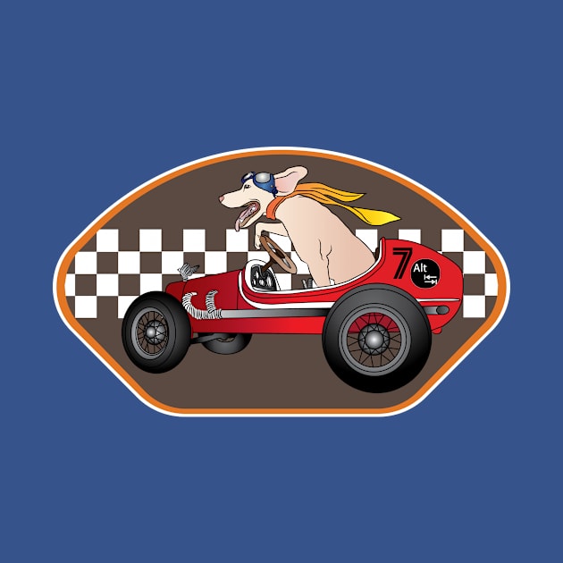 Pup Hotrod Racer by AltTabStudio