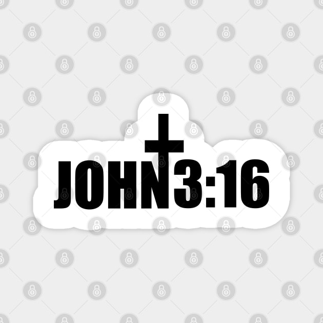 John 3:16 Christian Salvation Gift Magnet by Douglas's Store 3
