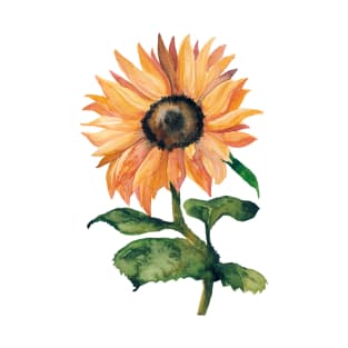 Sunflower Watercolor T-Shirt