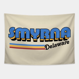 Smyrna, Delaware / / Retro Styled Design Tapestry