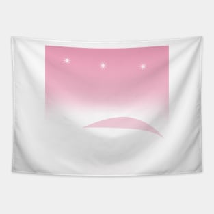 pink background Tapestry
