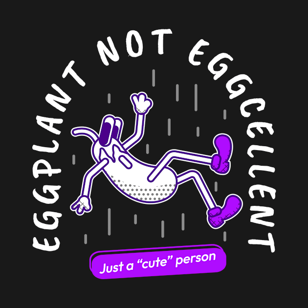 Cute Eggplant for veggy just a cute person by Matadesain merch