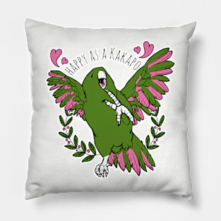 Kakapo - fat parrot dance Pillow