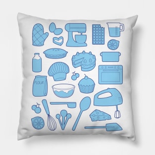 Baking Blue Pillow