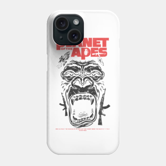 Planet of the Apes Phone Case by Cartooned Factory