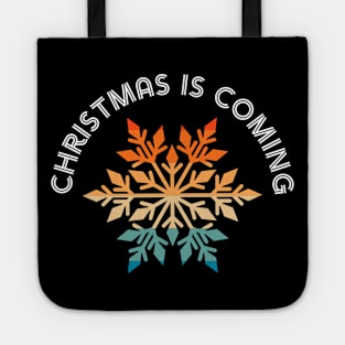 Christmas is Coming Vintage Tote