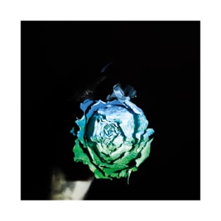 Blue green rose T-Shirt