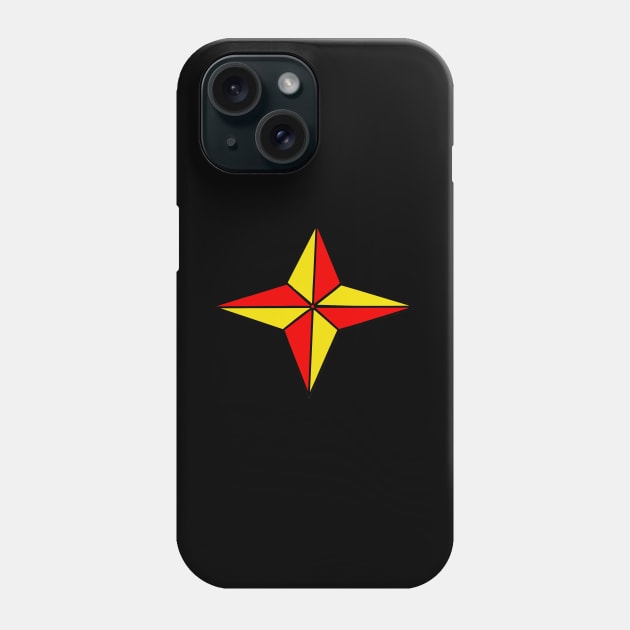 Red & Gold star Phone Case by dalyndigaital2@gmail.com