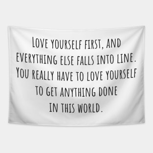 Love Yourself First Tapestry