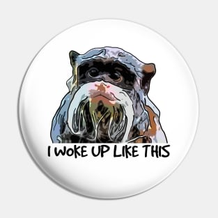 Funny Emperor Tamarin Pin