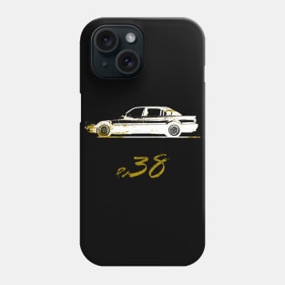 E38 vintage design Phone Case