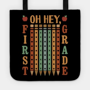 Oh Hey First Grade Back to School Tote