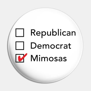 Republican Democrat Mimosas Pin