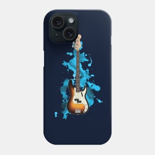 P-style Bass Guitar Sunburst Color Phone Case