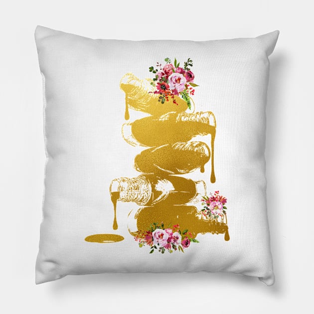 Nail Salon Art Pillow by erzebeth