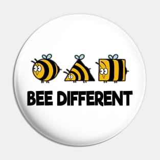 Bee Different Bees Beekeeper Cute Honey Individual Pin