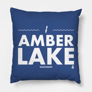 Oneida County, Vilas County, Wisconsin - Amber Lake (Squaw Lake) Pillow